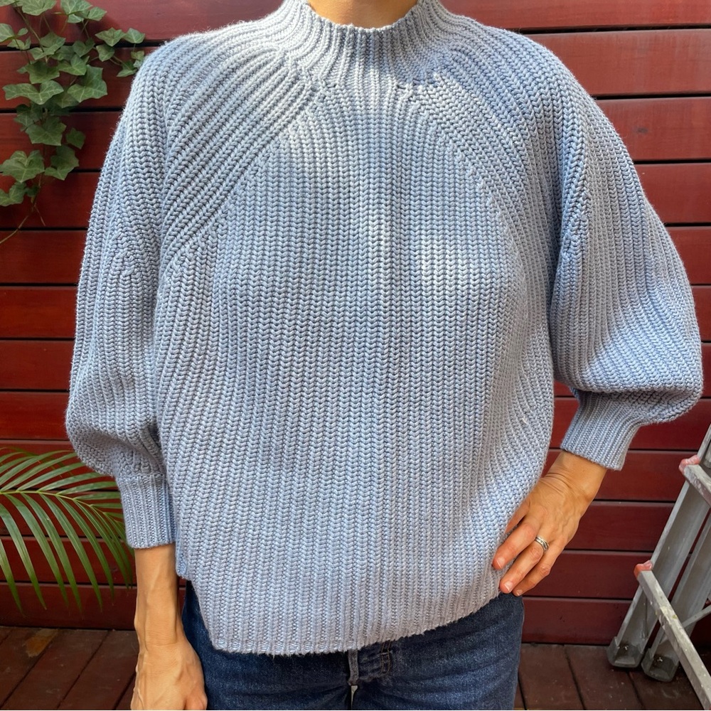 Women's Apiece Apart Blue Sweater - Small